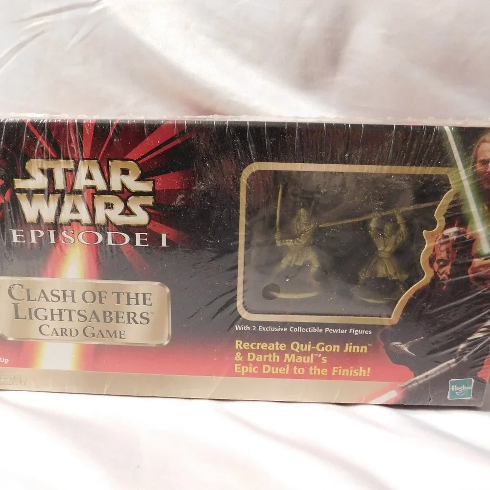 Vintage Star Wars Episode 1CLASH OF THE LIGHT Sabers Game New Vintage 1999